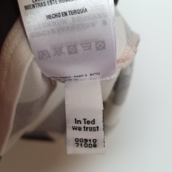 Ted Baker Short-sleeved Shirt, Eeidan Palace Gardens in Dusky Pink, Sz. 5 - Picture 9 of 9